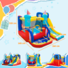 Kids Inflatable Bouncy Castle with Slide, Pool & Climbing Wall Kids Inflatable Bouncy Castle with Slide, Pool & Climbing Wall - Image 3