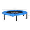 96cm Foldable Mini Fitness Trampoline Rebounder – Blue - Image 3