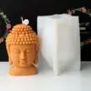 Buddha Head Candle Mould - Durable Silicone for Easy Crafting Buddha Head Candle Mould - Durable Silicone for Easy Crafting - Image 3