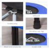 81cm Mini Fitness Trampoline Rebounder – Blue & Black - Image 3