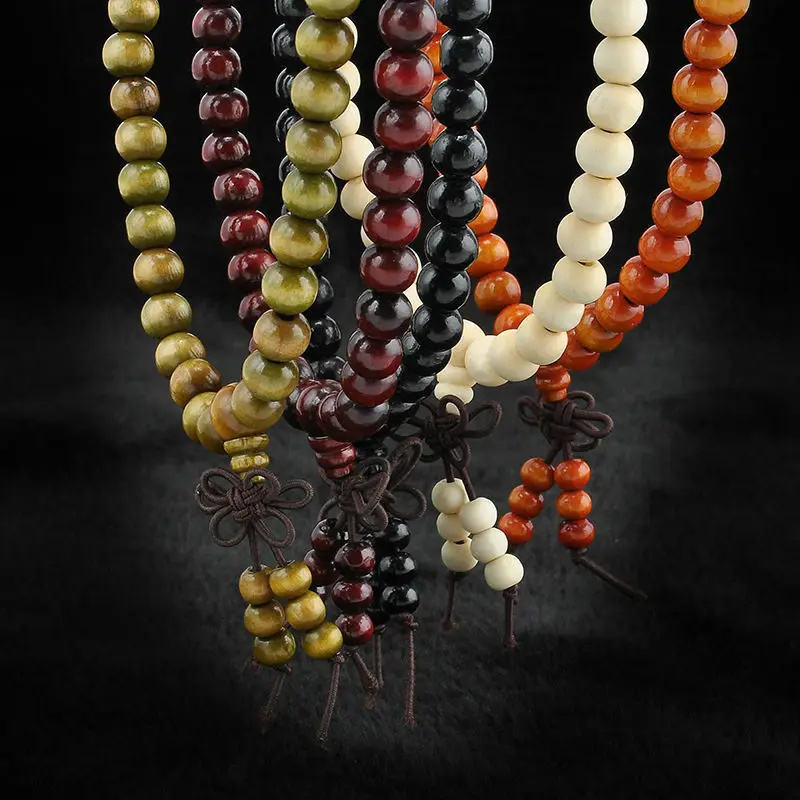 Natural Wood Multilayer Beaded Buddha Bracelet - Trendy Fashion Accessory Natural Wood Multilayer Beaded Buddha Bracelet - Trendy Fashion Accessory - Image 3
