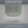 8ft Replacement Trampoline Safety Net with Zipped Door 8ft Replacement Trampoline Safety Net with Zipped Door - Image 3