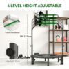 40 Inch Foldable Fitness Trampoline with Foam Handle - Image 3
