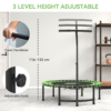 Outdoor Fitness Trampoline with Adjustable Handle - Image 4