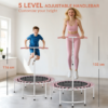 Fitness Trampoline with Adjustable Handle Fitness Trampoline with Adjustable Handle - Image 4