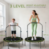 Foldable Fitness Trampoline Rebounder with Handle - Image 4