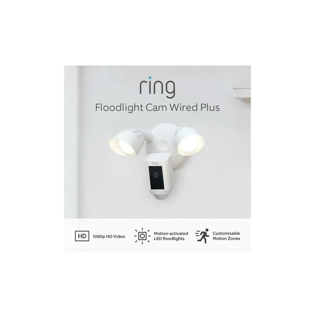 Ring Floodlight Cam Wired Plus - Outdoor Security Cam with LED Lights and Siren Ring Floodlight Cam Wired Plus - Outdoor Security Cam with LED Lights and Siren - Image 4