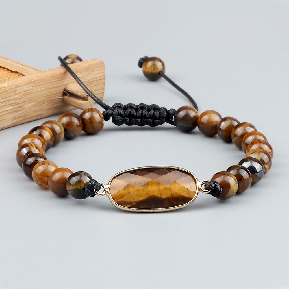 Natural Stone Tiger Eye Beads Charm Bracelets For Men Women High Quality 6mm Beads Yoga Energy Bracelets Buddhist Buddha Jewelry Natural Stone Tiger Eye Beads Charm Bracelets For Men Women High Quality 6mm Beads Yoga Energy Bracelets Buddhist Buddha Jewelry - Image 5