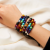 7 Chakra Stone Bracelets for Women Men Buddha Bless Healing Balance Beads Reiki Buddha Prayer Leather Rope Bracelet Jewelry Gift 7 Chakra Stone Bracelets for Women Men Buddha Bless Healing Balance Beads Reiki Buddha Prayer Leather Rope Bracelet Jewelry Gift - Image 5
