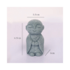 Little Monk Buddha Statue – Zen Garden Meditation Ornament Little Monk Buddha Statue – Zen Garden Meditation Ornament - Image 5