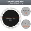 10ft Replacement Trampoline Mat with 54 V-Hooks - Image 4