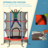 Kids Trampoline with Safety Enclosure & Zipped Entry – Ages 3–10 - Image 4