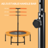 40 Inch Mini Fitness Trampoline Rebounder with Handle – Orange 40 Inch Mini Fitness Trampoline Rebounder with Handle – Orange - Image 4
