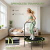 Foldable Fitness Trampoline Rebounder with Handle - Image 5