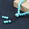 Men Beaded Necklace & Bracelet 108 Beads Tibetan Buddha Wrap Bracelets Women Handmade Blue Synthetic Turquoises Prayer Jewelry Men Beaded Necklace & Bracelet 108 Beads Tibetan Buddha Wrap Bracelets Women Handmade Blue Synthetic Turquoises Prayer Jewelry - Image 5