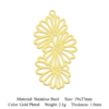 5pcs/lot 316 Stainless Steel Eye Lotus DIY Earring Pendant Wholesale Jewelry Charms Buddha Tree of Life Daisy Yoga OEM OM 5pcs/lot 316 Stainless Steel Eye Lotus DIY Earring Pendant Wholesale Jewelry Charms Buddha Tree of Life Daisy Yoga OEM OM - Image 5