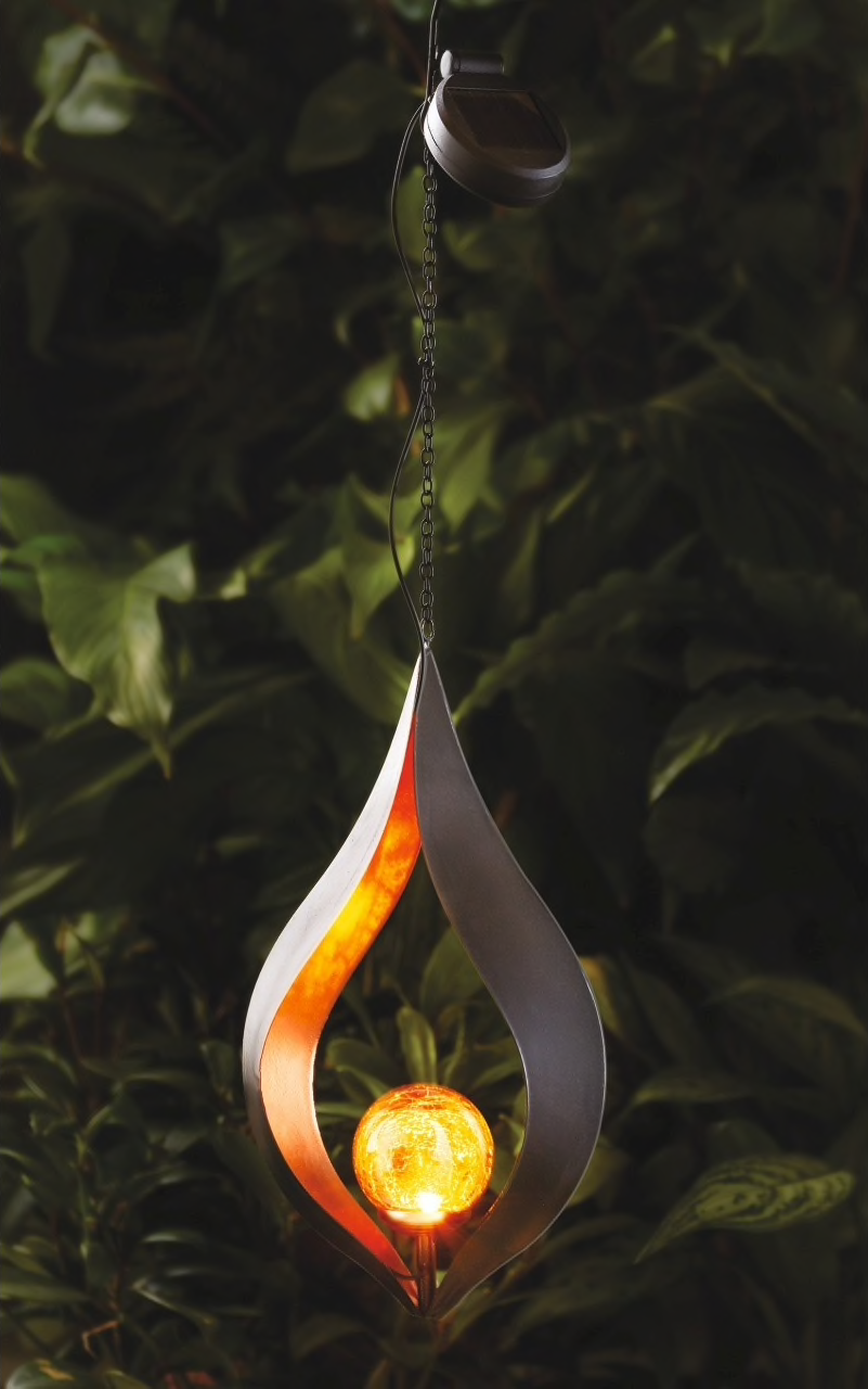 Flame-Effect Hanging Solar Light Flame-Effect Hanging Solar Light - Image 3