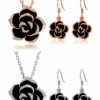 Flower Rhinestone Necklace and Earrings Set Flower Rhinestone Necklace and Earrings Set