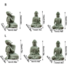 Sandstone Buddha Fish Tank Decoration Craft Meditation Buddha Buddha Zen Sculpture Micro Landscape Buddha Figurine - Image 6