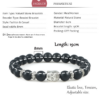 Reiki Tiger Eyes Beaded Buddha Bracelet Natural Stone Bracelet Elastic Rosary Men Women Prayer Charm Yoga Jewelry Gift Pulseras - Image 6