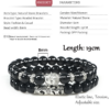 2Pcs/Set Wooden Beaded Buddha Bracelet Natural Stone Bracelets for Men Women Buddhist Meditation Rosary Jewelry Gift Pulseras - Image 6