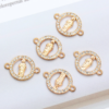 10pcs/lot Gold Color Rhinestone Buddha Connector Pendant Charms DIY Bracelet Necklace For Jewelry Making Accessories 10pcs/lot Gold Color Rhinestone Buddha Connector Pendant Charms DIY Bracelet Necklace For Jewelry Making Accessories - Image 6