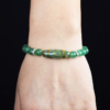 Natural Green Dongling Three-eyed Dzi Beads Bracelet Women Tibetan Buddha Agate Prayer Meditation Wish Jewelry for Man Gift Natural Green Dongling Three-eyed Dzi Beads Bracelet Women Tibetan Buddha Agate Prayer Meditation Wish Jewelry for Man Gift - Image 6