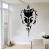 Buddha Face Wall Sticker – Minimalist Zen Yoga Decal Buddha Face Wall Sticker – Minimalist Zen Yoga Decal - Image 6