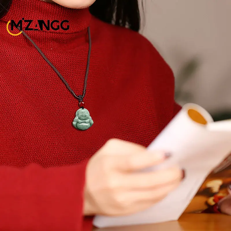 Natural Jade Buddha Pendant - Ethnic Style, Unique Beauty Natural Jade Buddha Pendant - Ethnic Style, Unique Beauty - Image 5