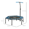45 Inch Fitness Trampoline with Adjustable Handle & LED Lights - Image 5