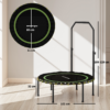 Foldable Fitness Trampoline Rebounder with Handle - Image 6