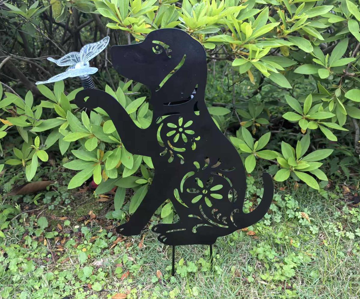Dog Design Solar Garden Stake Light Dog Design Solar Garden Stake Light - Image 3
