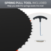 10ft Replacement Trampoline Mat with 54 V-Hooks - Image 6