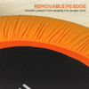 40 Inch Mini Fitness Trampoline Rebounder with Handle – Orange 40 Inch Mini Fitness Trampoline Rebounder with Handle – Orange - Image 6