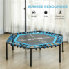 45 Inch Fitness Trampoline with Adjustable Handle & LED Lights - Image 6