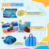 Kids Inflatable Bouncy Castle with Double Slides, Pool & Blower Kids Inflatable Bouncy Castle with Double Slides, Pool & Blower - Image 7