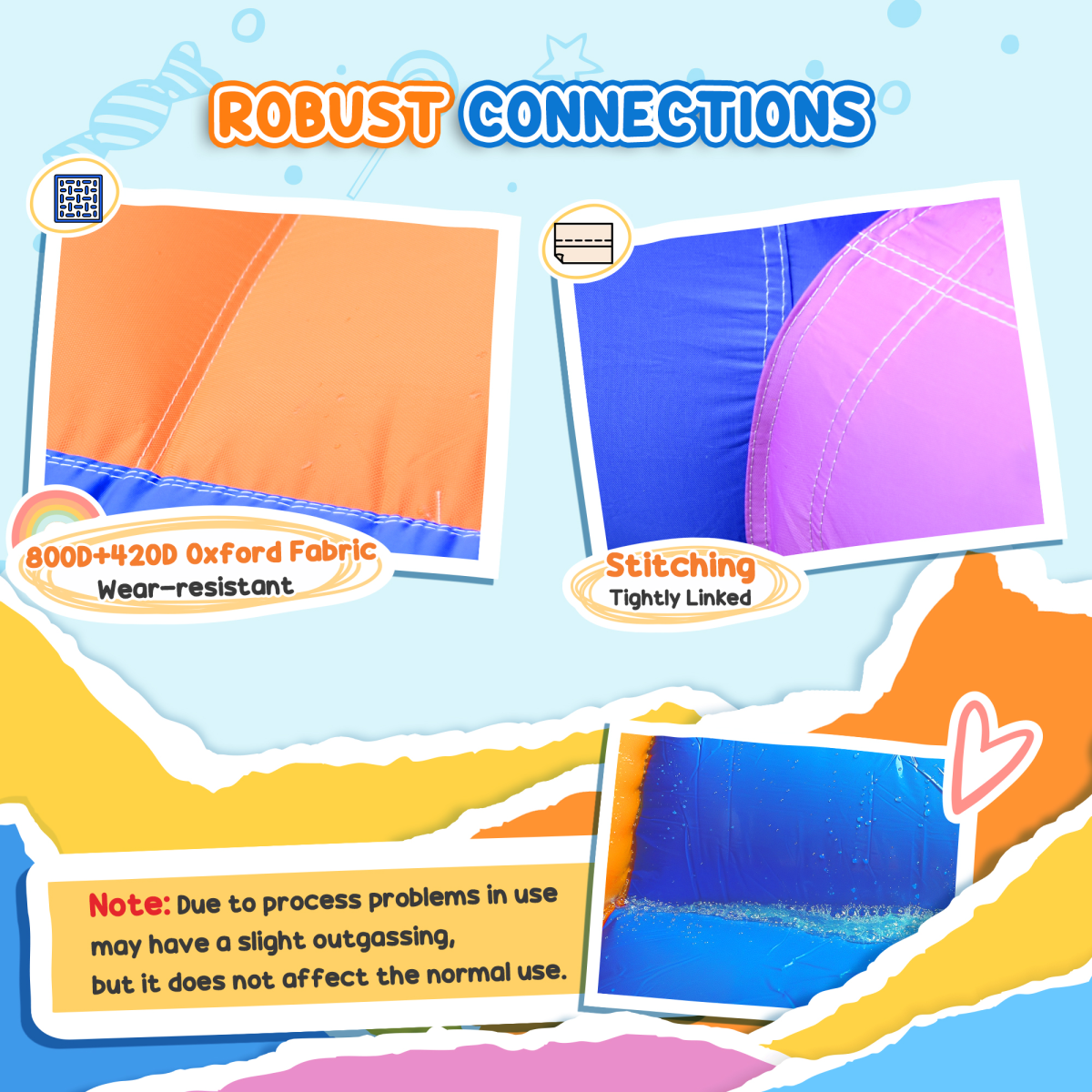 Kids Inflatable Bouncy Castle with Pool, Net & Blower – Ages 3–8 Kids Inflatable Bouncy Castle with Pool, Net & Blower – Ages 3–8 - Image 7