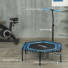 45 Inch Fitness Trampoline with Adjustable Handle & LED Lights - Image 7