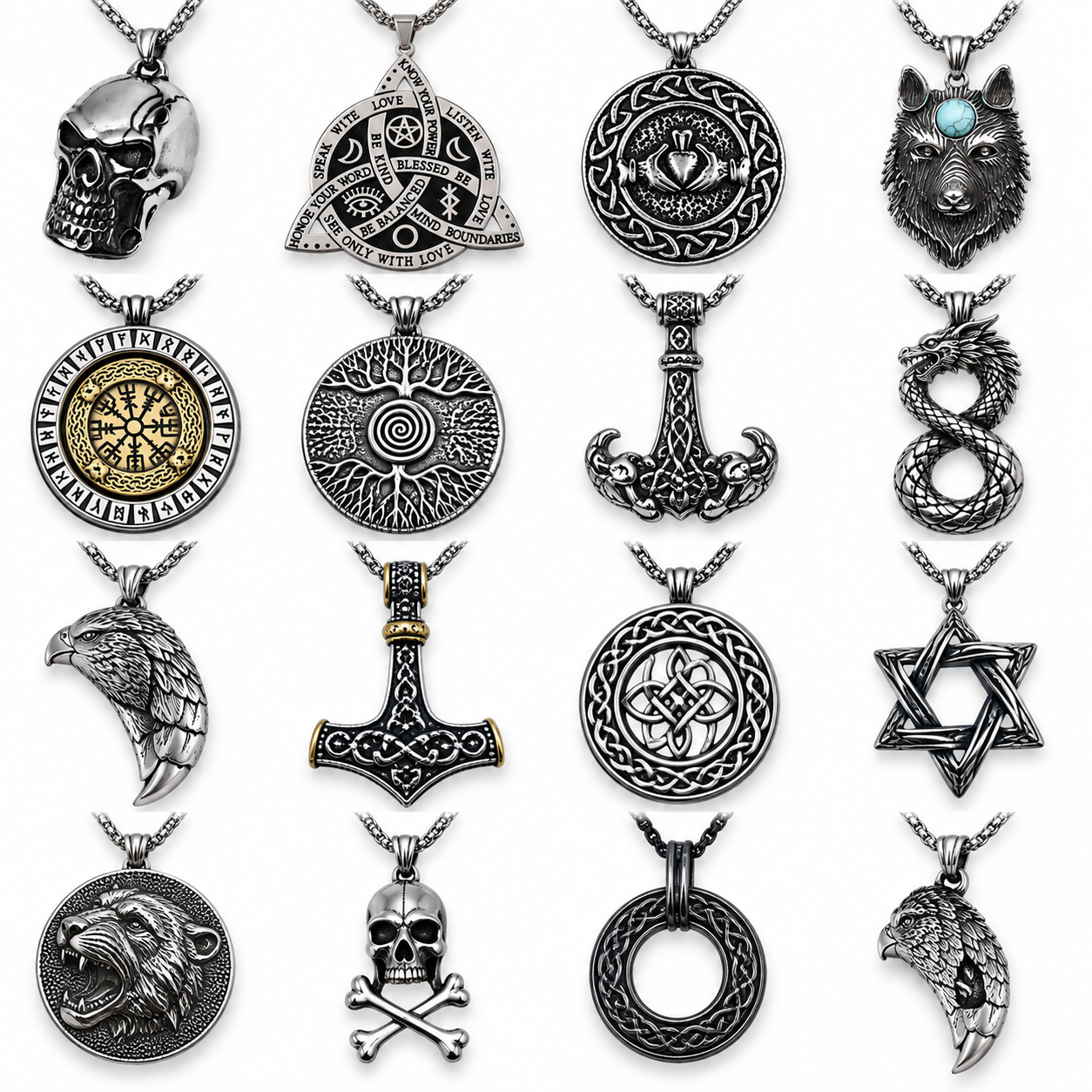 Stainless Steel Pendant Necklaces Stainless Steel Pendant Necklaces