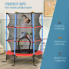 Kids Trampoline with Safety Enclosure & Zipped Entry – Ages 3–10 - Image 8