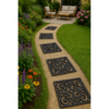 Square Rubber Stepping Stones – Set of 2 Square Rubber Stepping Stones – Set of 2 - Image 3