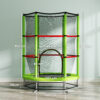 Kids Mini Trampoline with Safety Enclosure – Green - Image 5