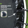 Kids Mini Trampoline with Safety Enclosure – Green - Image 7