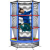 Kids Mini Trampoline with Safety Enclosure