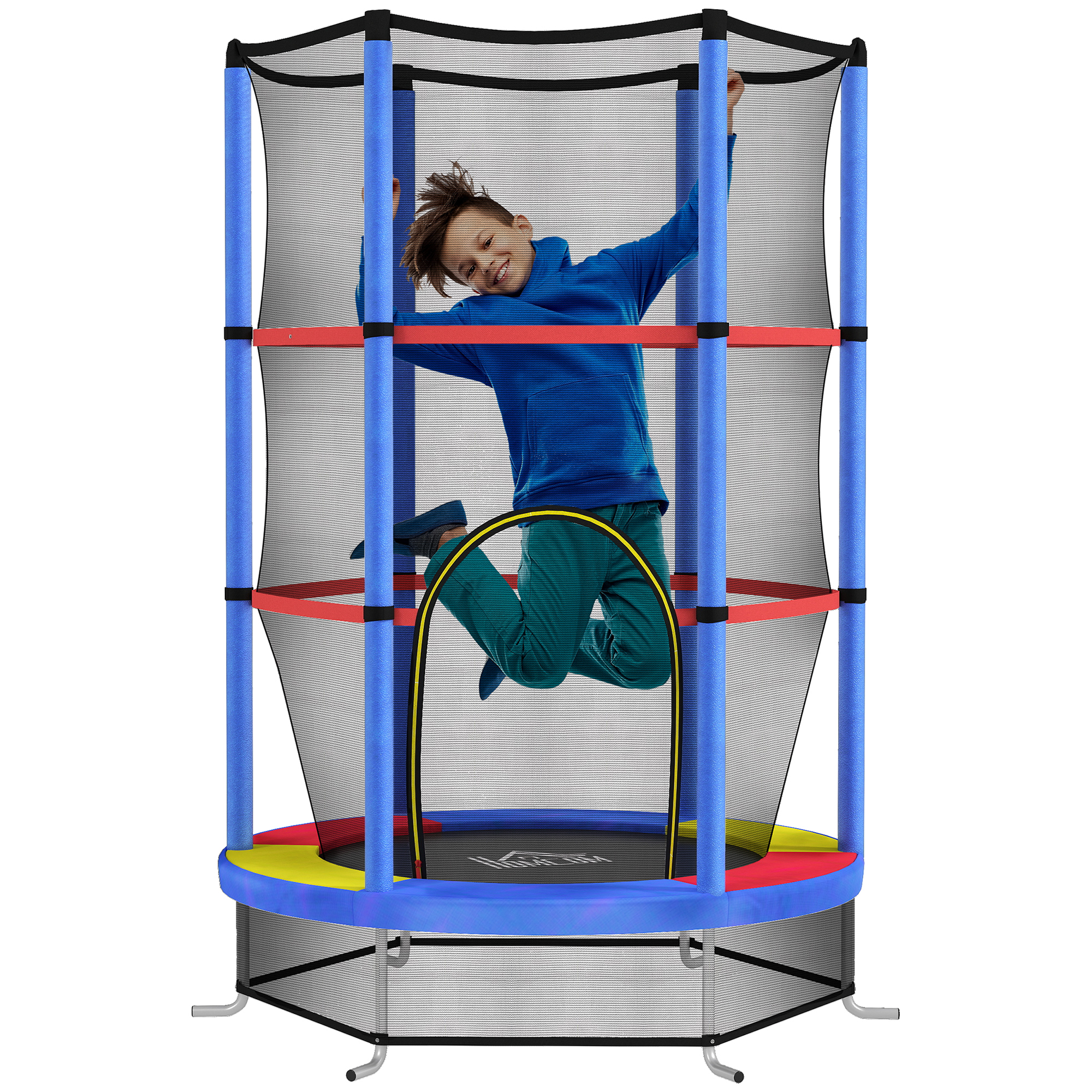 Kids Mini Trampoline with Safety Enclosure Kids Mini Trampoline with Safety Enclosure