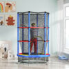 Kids Mini Trampoline with Safety Enclosure Kids Mini Trampoline with Safety Enclosure - Image 2