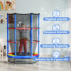 Kids Mini Trampoline with Safety Enclosure Kids Mini Trampoline with Safety Enclosure - Image 3