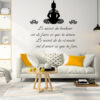 Duruibom French Buddha Quote Wall Sticker - Inspiring Home Décor Decal Duruibom French Buddha Quote Wall Sticker - Inspiring Home Décor Decal