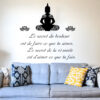 Duruibom French Buddha Quote Wall Sticker - Inspiring Home Décor Decal - Image 2