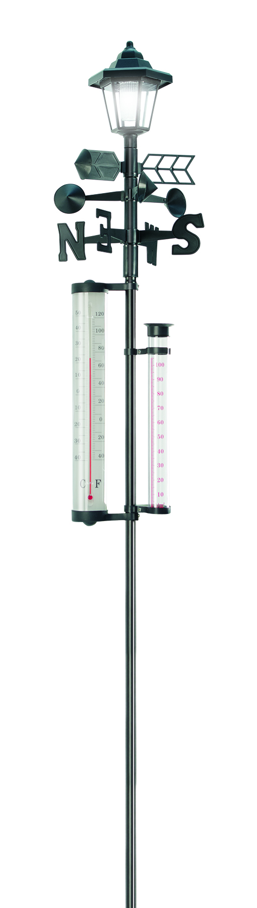 5 in 1 Weather Station with Solar Light 5 in 1 Weather Station with Solar Light